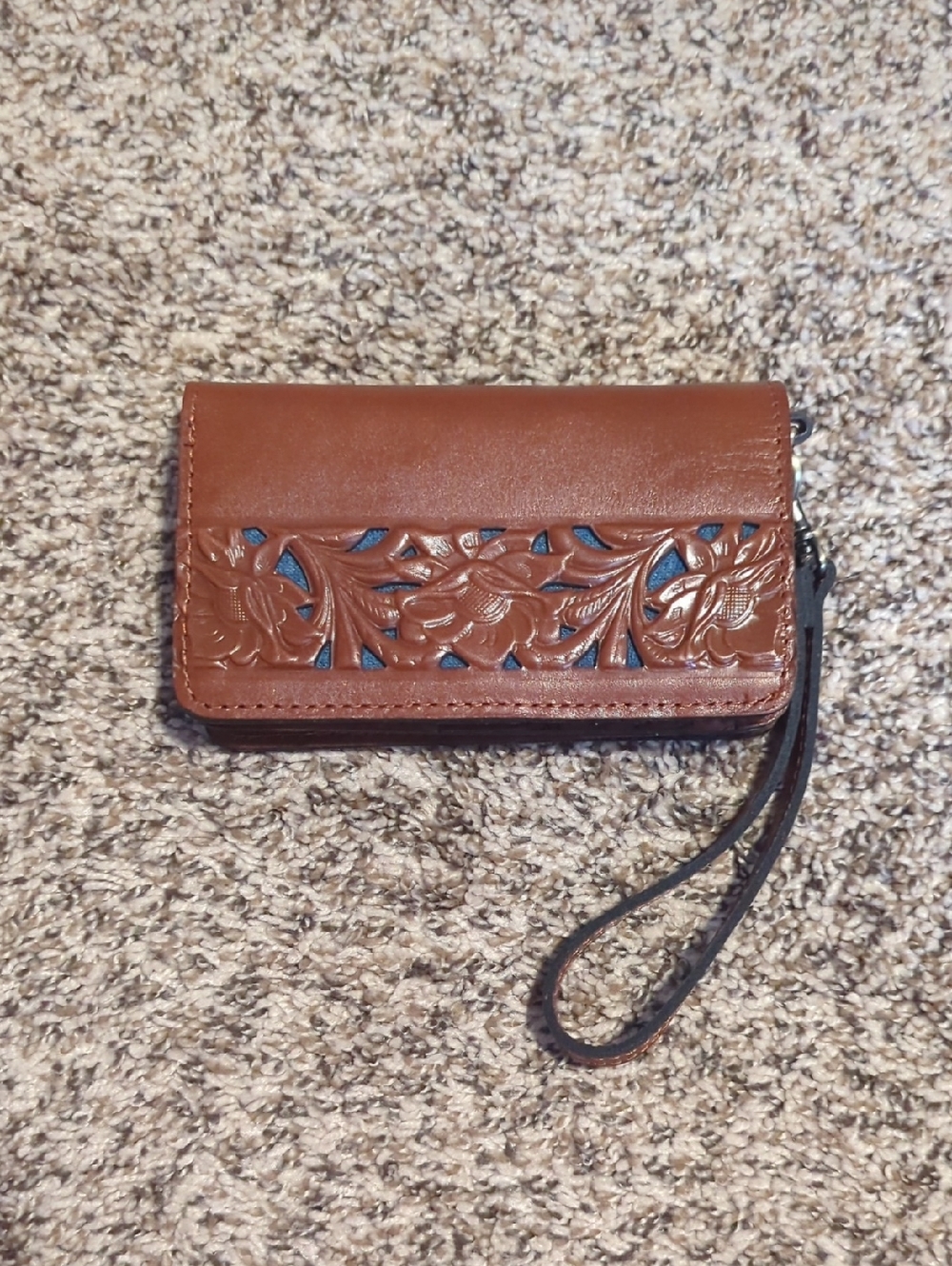 Patricia Nash Teressa Filigree Tooled Leather Wallet